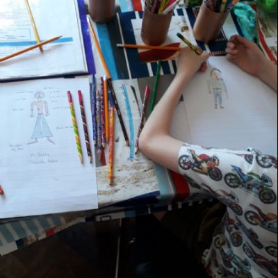 drawing Mrs Mean